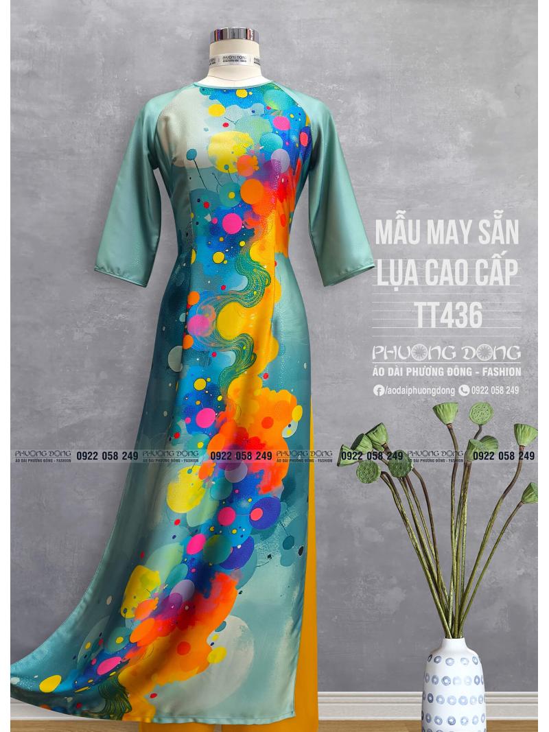 Áo Dài Truyền Thống Lụa Cao Cấp TT436